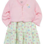 Butterfly Knit Toddler Dress Set 14124