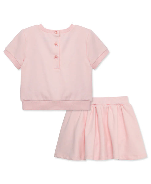 Pink 2-Piece Infant Skort Set 14161