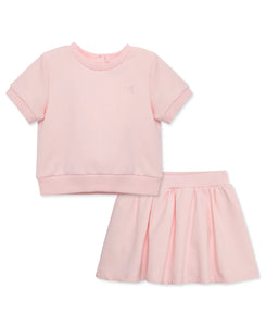 Pink 2-Piece Infant Skort Set 14161