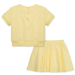 Yellow 2-Piece Toddler Skort Set 14163