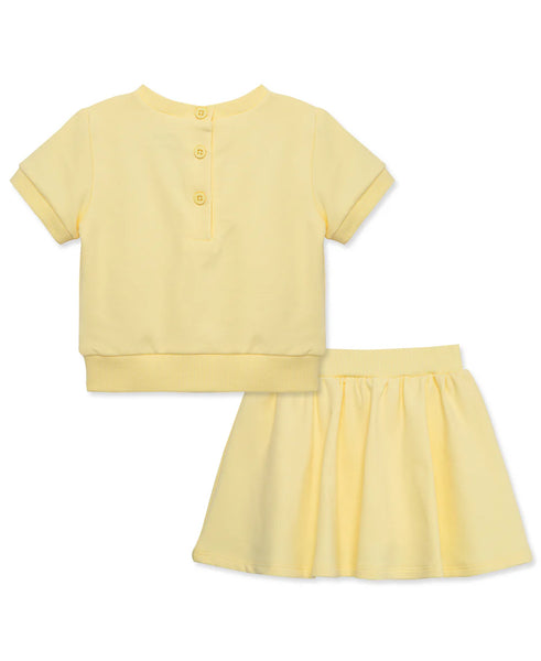 Yellow 2-Piece Toddler Skort Set 14163