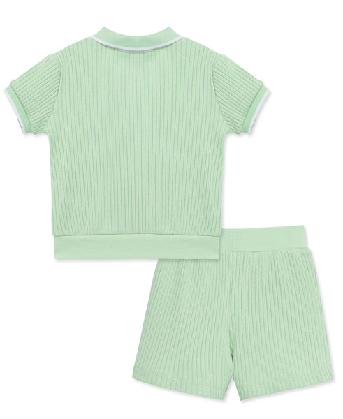 Green 2-Piece Toddler Short Set 14172