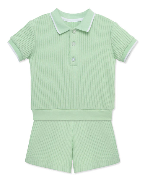 Green 2-Piece Toddler Short Set 14172