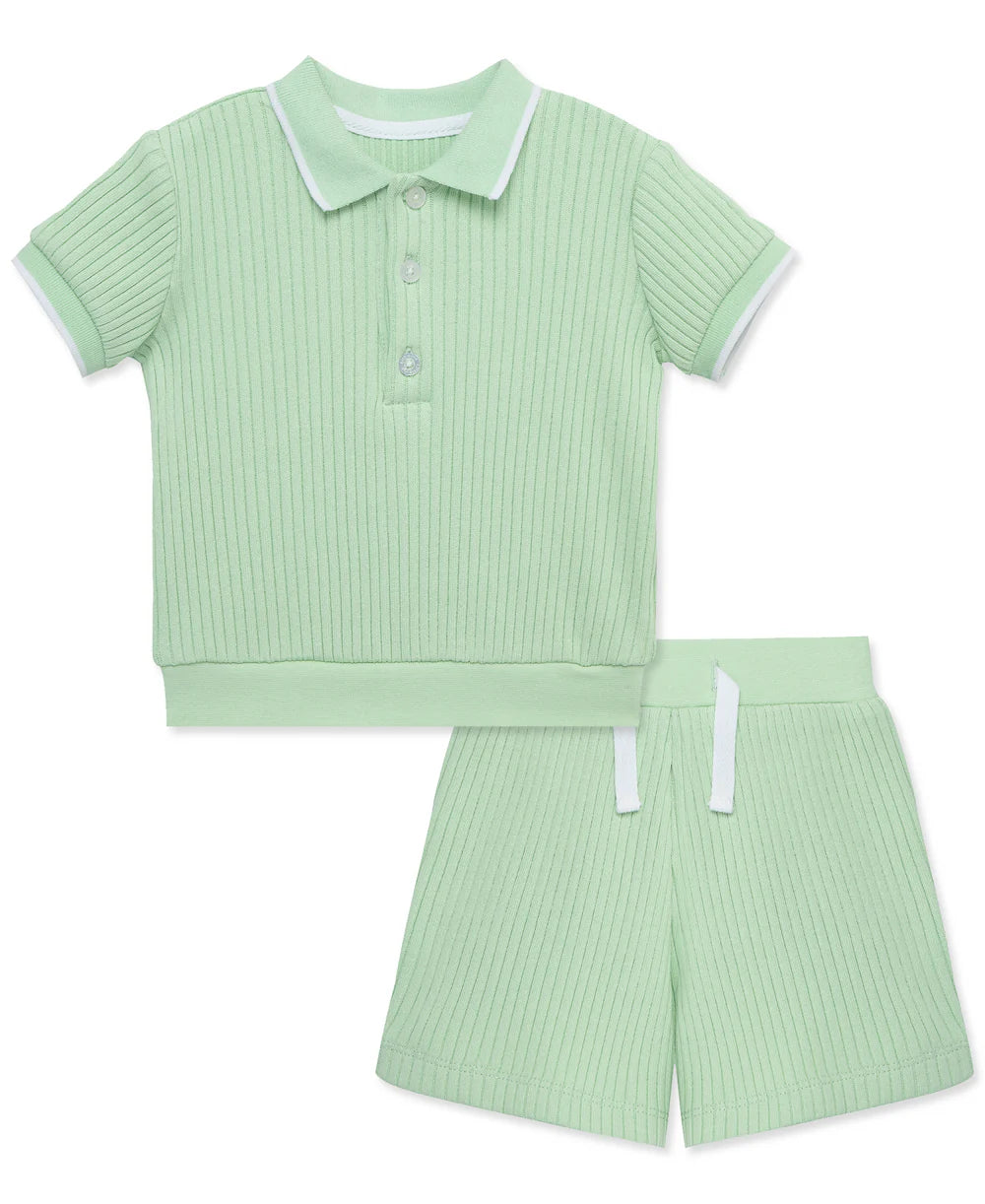 Green 2-Piece Toddler Short Set 14172