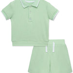 Green 2-Piece Toddler Short Set 14172