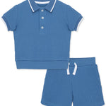 Blue 2-Piece Infant Short Set 14173
