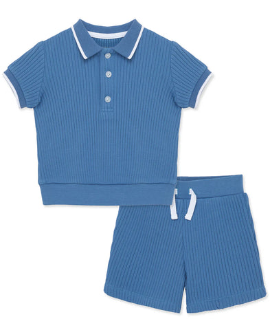 Blue 2-Piece Infant Short Set 14173