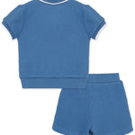 Blue 2-Piece Infant Short Set 14173