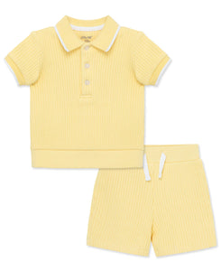 Yellow 2-Piece Toddler Short Set 14174