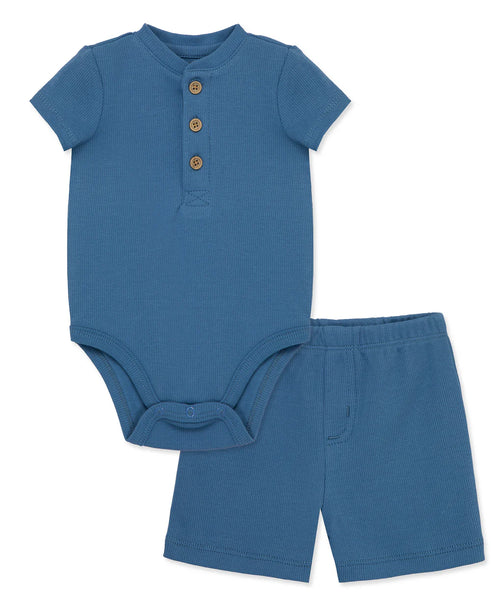 Blue Bodysuit & Short Set 14610