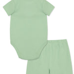 Green Bodysuit & Short Set 14611