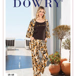 WOMEN'S SUMMER MODAL PATTERNED TRIPLE SUIT DOWRY 15-18