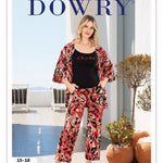 WOMEN'S SUMMER MODAL PATTERNED TRIPLE SUIT DOWRY 15-18