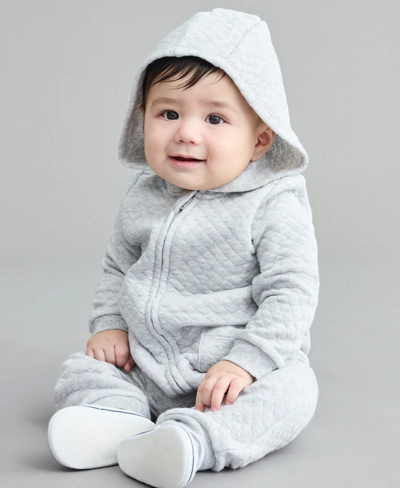 Gray Quilted Hooded Coverall  Regular price 25-16499