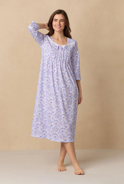 Purple Paisley Cotton Ballet Nightgown 62678-520