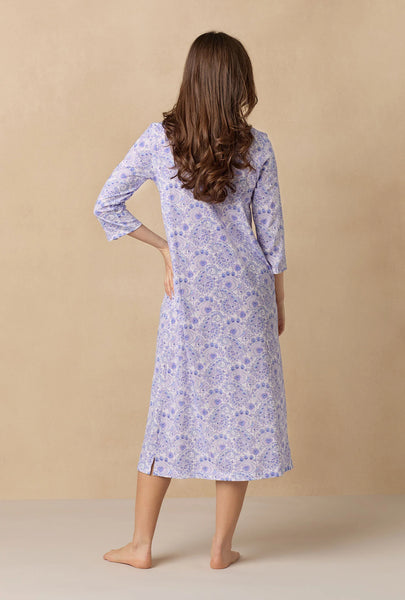 Purple Paisley Cotton Ballet Nightgown 62678-520