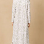 Whispering Rose Toile Long Cotton Knit Nightgown CH62681-101