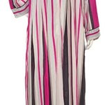 Women's cotton dress with front zipper, 50 cm long 1797