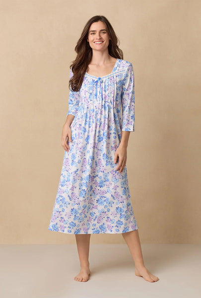 Purple Hydrangea Cotton Ballet Nightgown 62678-168