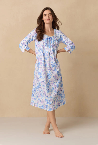 Purple Hydrangea Cotton Ballet Nightgown 62678-168