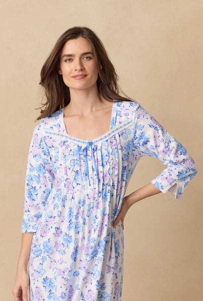 Purple Hydrangea Cotton Ballet Nightgown 62678-168