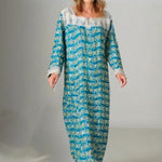 Women's 5cm Long Button Front Cotton Dress
