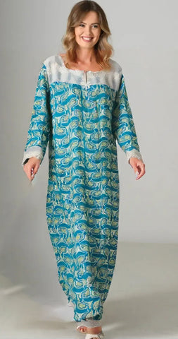 Women's 5cm Long Button Front Cotton Dress