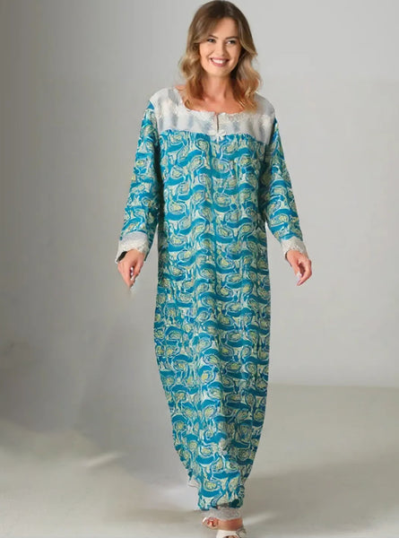Women's 5cm Long Button Front Cotton Dress