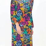 Women's 5cm Long Button Front Cotton Dress 1817