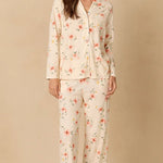 Sunlit Meadow Long Cotton Knit Pajama CH92681-290