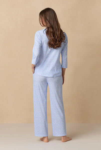 Dreamy Ditsy Cotton Long Pajama Set 92678-469