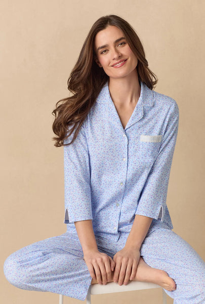 Dreamy Ditsy Cotton Long Pajama Set 92678-469