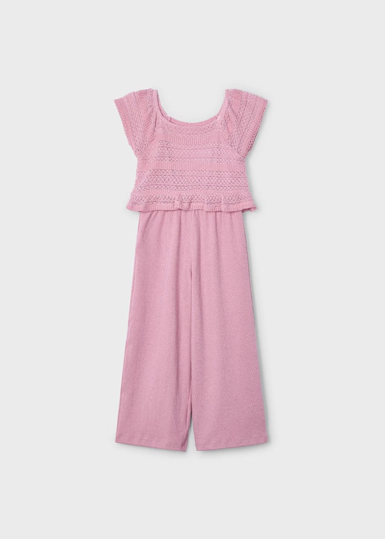 Girl Crocheted Combined Jumpsuit Ref. 25-3874-023