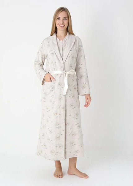 Maternity Nightgown and Dressing Gown 25-2310
