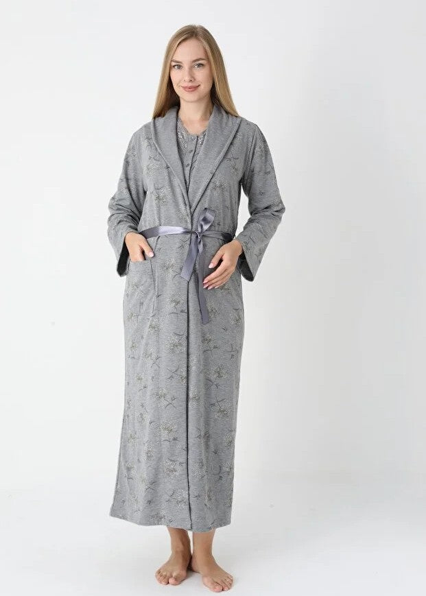 Maternity Nightgown and Dressing Gown 25-2310