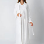 Maternity Sleepwear Set, 2 Pieces, Jacquard Bow Pattern - Sticky Cotton Fabric 25-2311