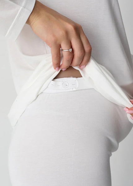 3-Piece Set - Cotton Button-Down Pajamas with Square Jacquard Robe 25-3453