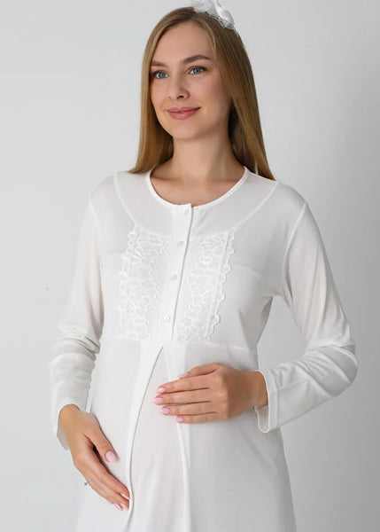 Nightgown and Jacquard Terry Towel Robe Set 25-2312