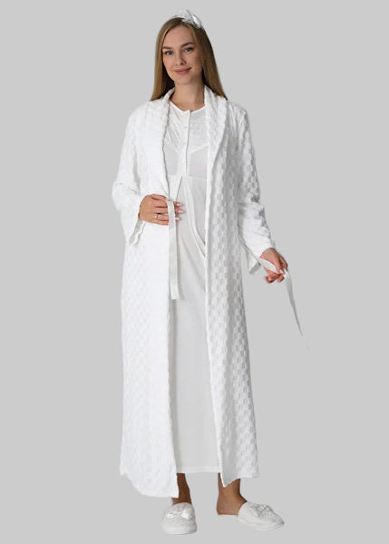 Maternity Nightgown and Dressing Gown 25-2312