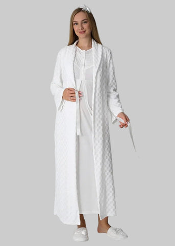Maternity Nightgown and Dressing Gown 25-2312