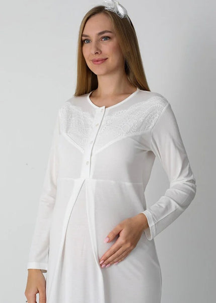 Maternity Nightgown and Dressing Gown 25-2312