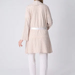 ERDENİZ TEKSTİL  3-Piece Maternity Pajama Set with Lace Details - Maternity Set that Facilitates Breastfeeding 3466