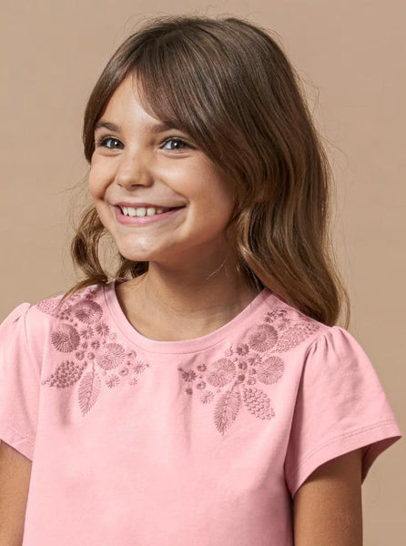 Foreman Mayoral embroidered flower t-shirt 24-06012-047