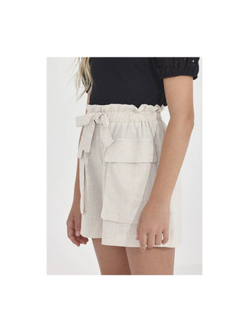 Girls' shorts Mayoral 6236-046 linen