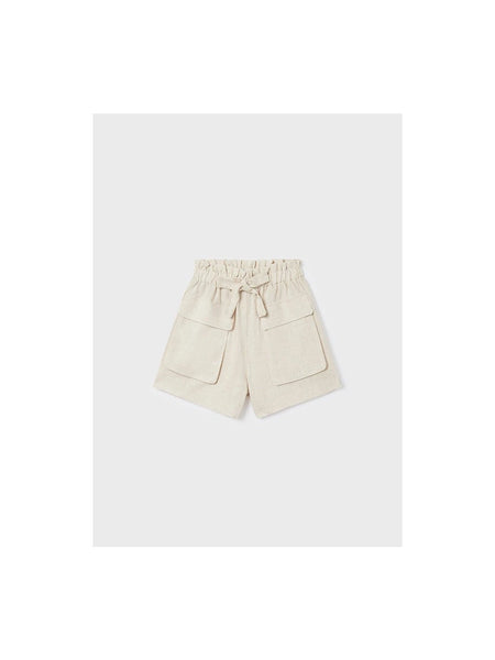 Girls' shorts Mayoral 6236-046 linen