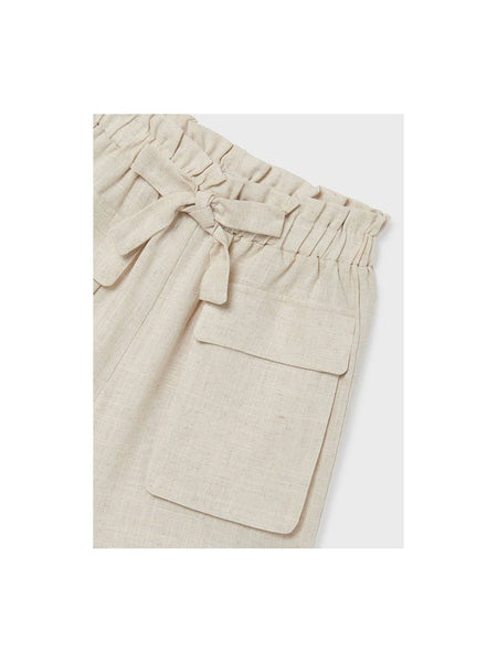 Girls' shorts Mayoral 6236-046 linen