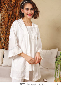 Three-piece cotton pajama from the Turkish brand Tuba 23507