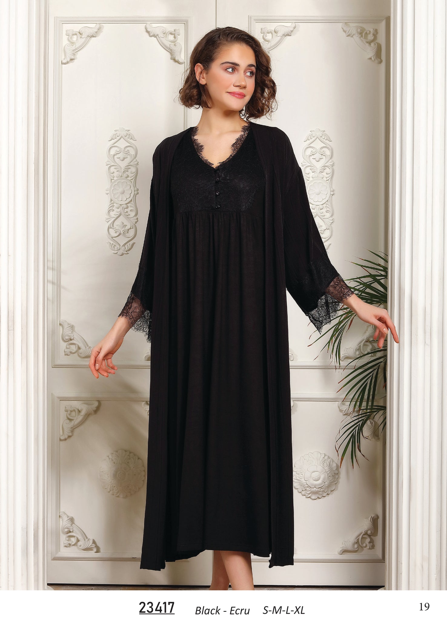 Dress with long robe from the Turkish brand Tuba 23417