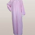 Women's striped long-sleeved cotton dress 25-20-B-3
