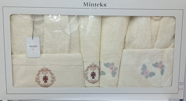 6-Piece Robe Set – Women & Men | cream& cream